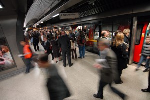 underground station filled with people.