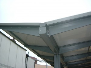 ceiling view of wembley bus shelter.