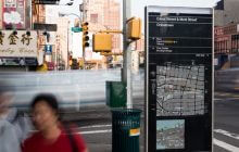 smart city wayfinding totem.