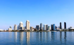 San Diego California from water.