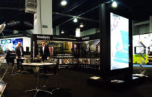 Future Systems stand at digital signage expo.